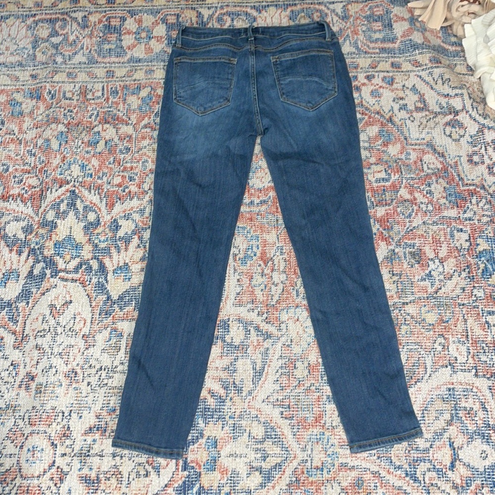 Driftwood Jackie High Rise Embroidered Jeans in Rosie Santina SZ W27 L28 EUC - Picture 6 of 7